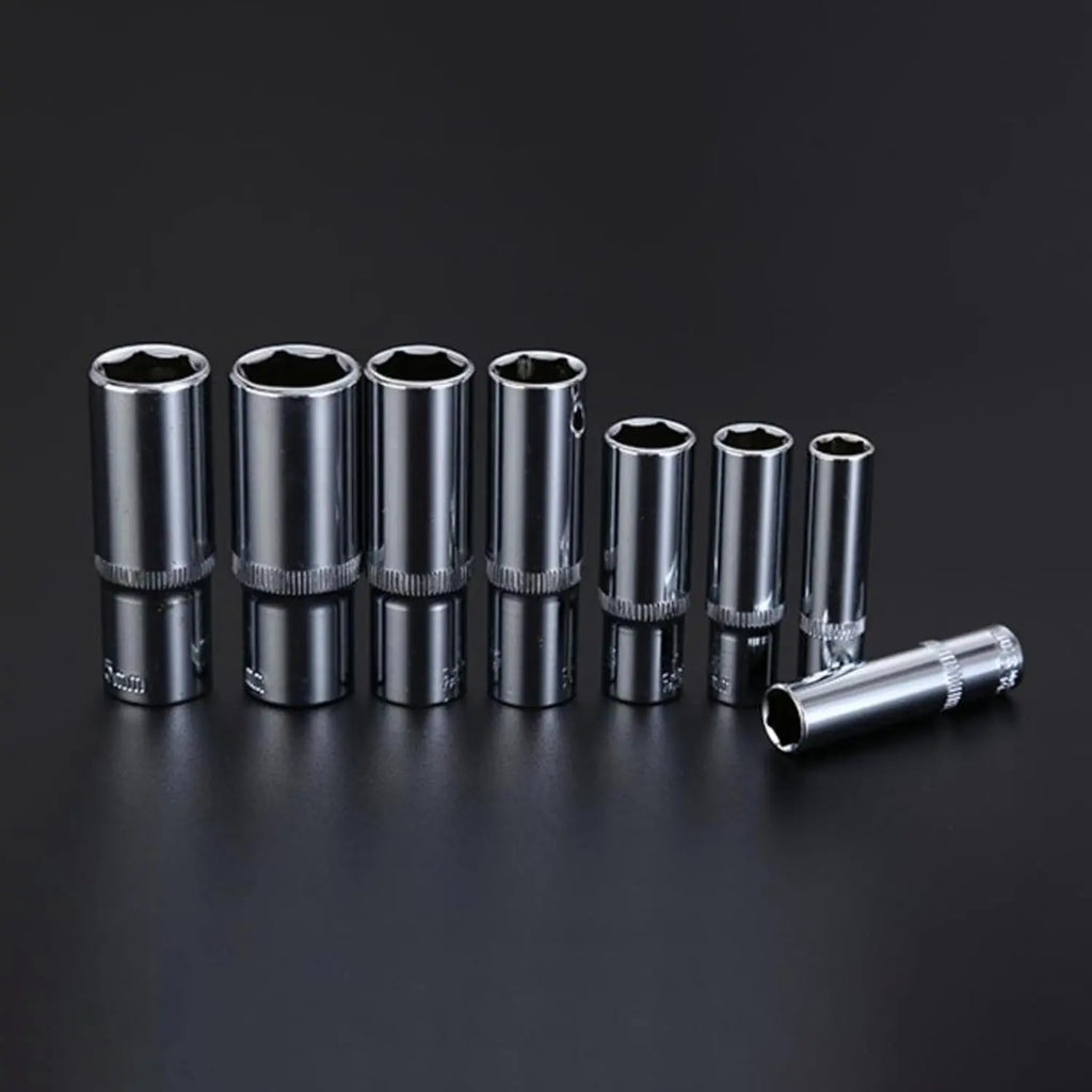 46/53Pcs Socket Wrench Set Auto Repair Mechanics Tools, Hand Drive Socket Tool Kit, Professional Repair Tools