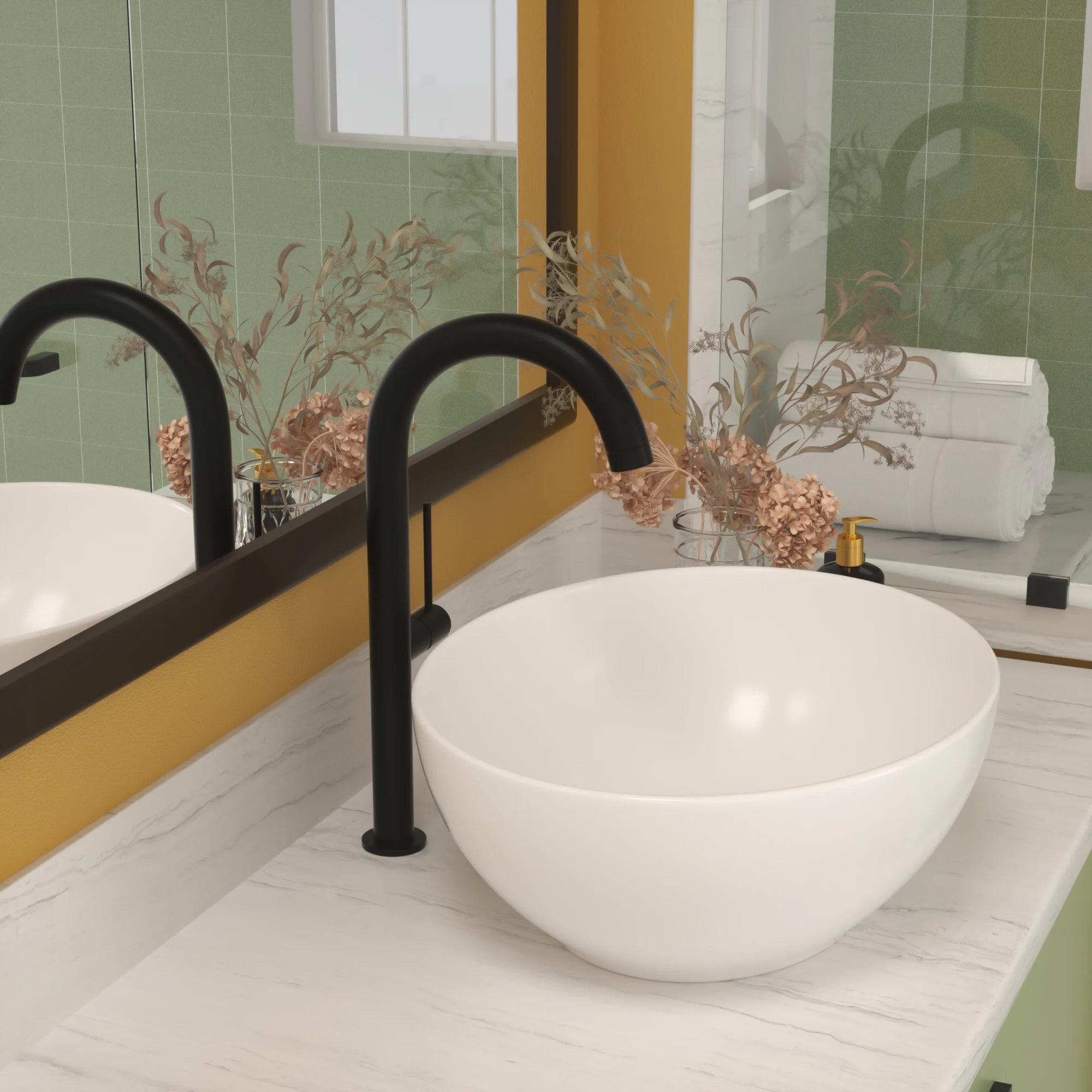 16x13 Inch White Ceramic Modern Oval Bathroom Sink, Indoor or Outdoor, Countertop Sink