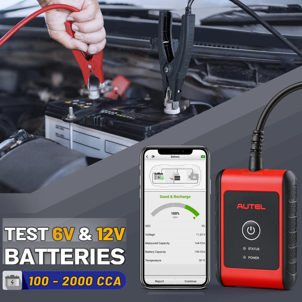Autel MaxiBAS BT506 Auto Battery and Electrical System Analysis Tester 6V 12V 100 - 2000 CCA Car Battery Testing Tool