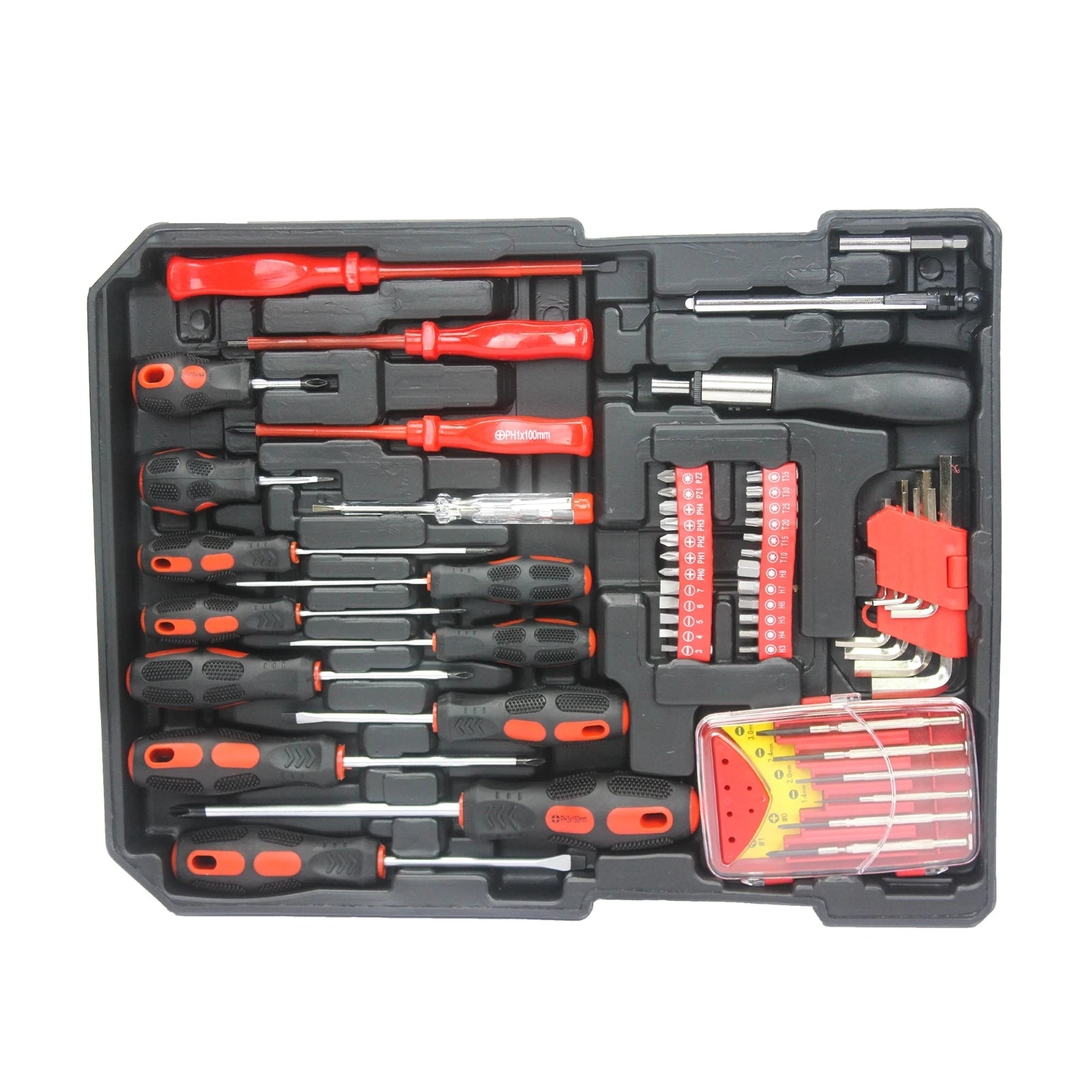 899 Piece Tool Set, Home Tool Kit with Rolling Toolbox, Hand Tool Set with Toolbox, Auto Repair Tool Set, Black