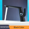 Bathroom Sink Faucet, Modern Design, Single Handle, Black Or Chrome
