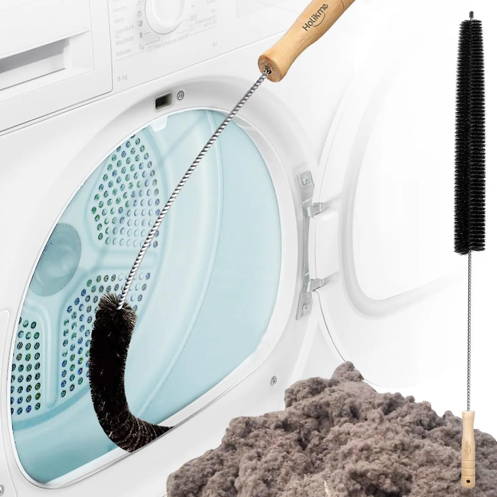 Dryer Vent Cleaner Kit – Flexible Lint Brush for Household Cleaning, Long Refrigerator Coil Brush, Dust & Pet Hair Remover (1-Pack)