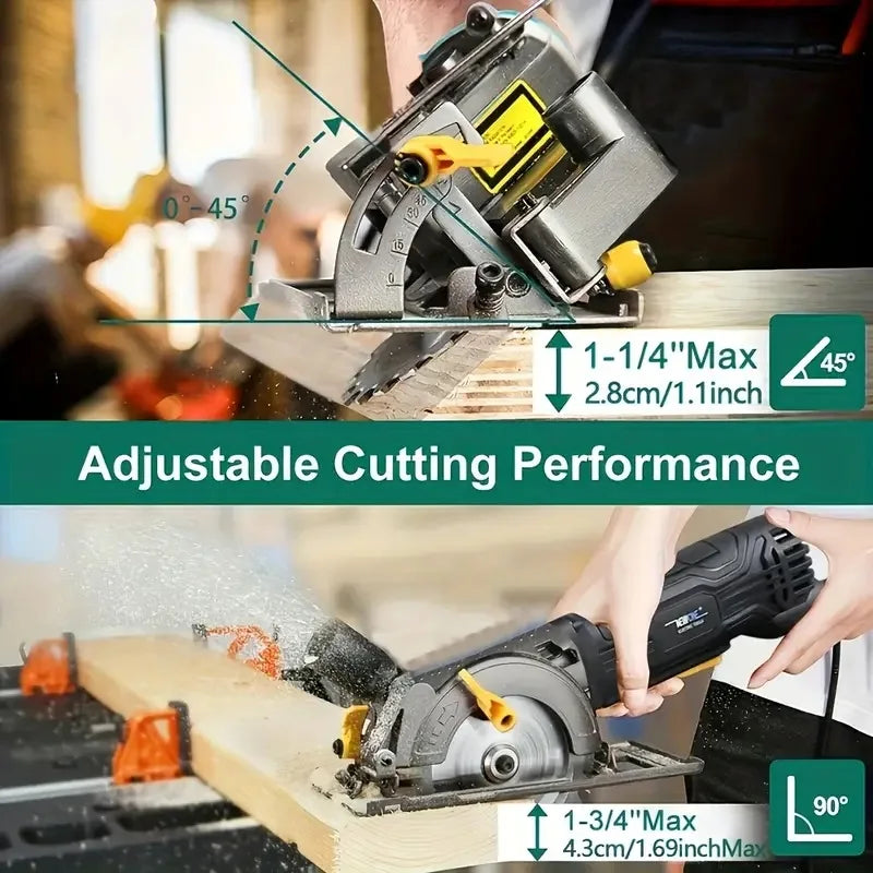 NEWONE 600W/705W Electric Power Tool Electric Mini Circular Saw With Laser Multi-Function Saw, DIY Tool