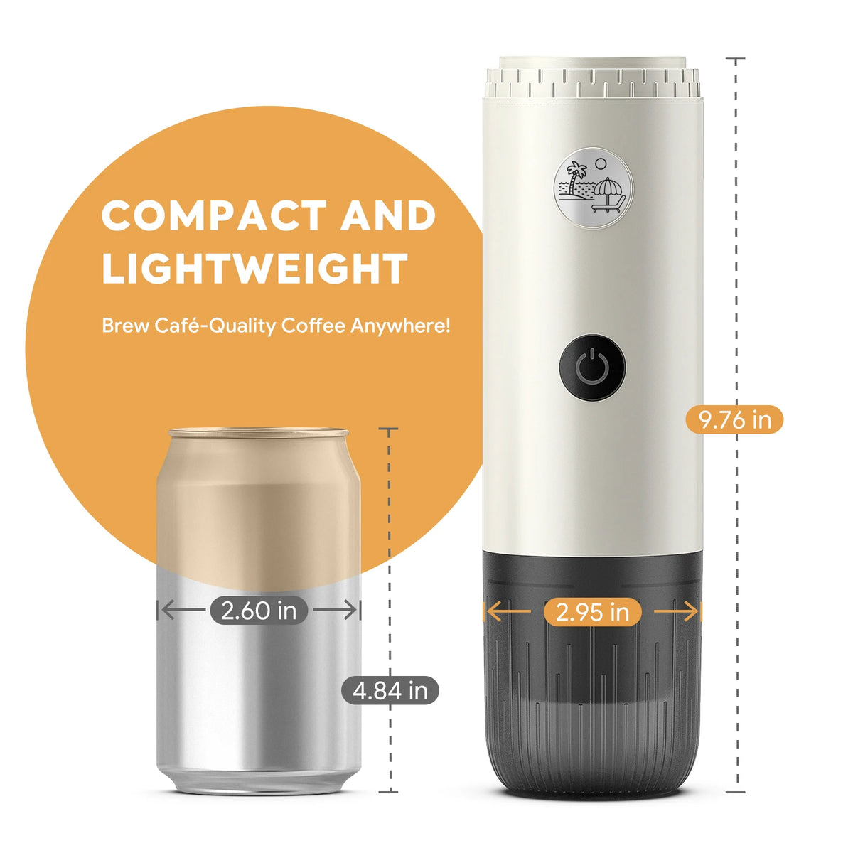 RECAFIMIL Portable Espresso Coffee Machine With Self-heating  2-in-1/3-in-1 Capsule Coffee Maker for Car & Home Camping Coffee Maker