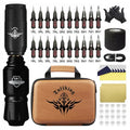 Wireless Rotary Tattoo Pen Kit – Mini Rocket Tattoo Machine Set with 1300mAh Battery, Adjustable 6–11V Speed Control, Type-C Charging