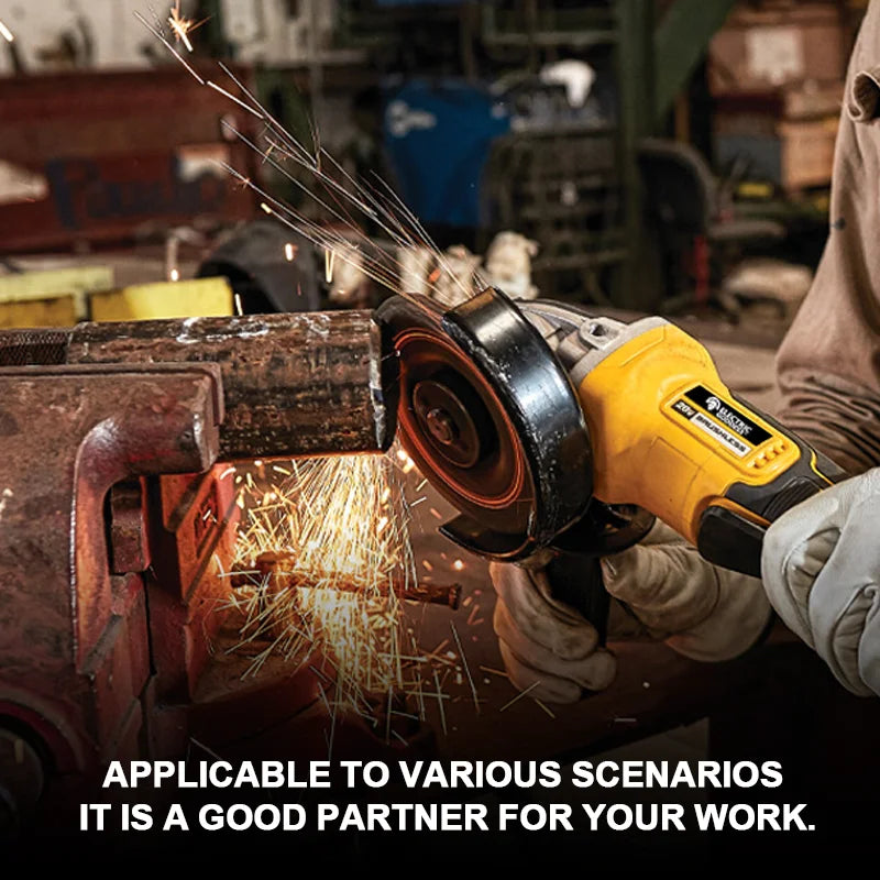 Electric Goddess DCG406 Brushless Angle Grinder Cordless Metal Polishing Machine Cutting Woodworking Power Tool For Makita 21V Battery Pin