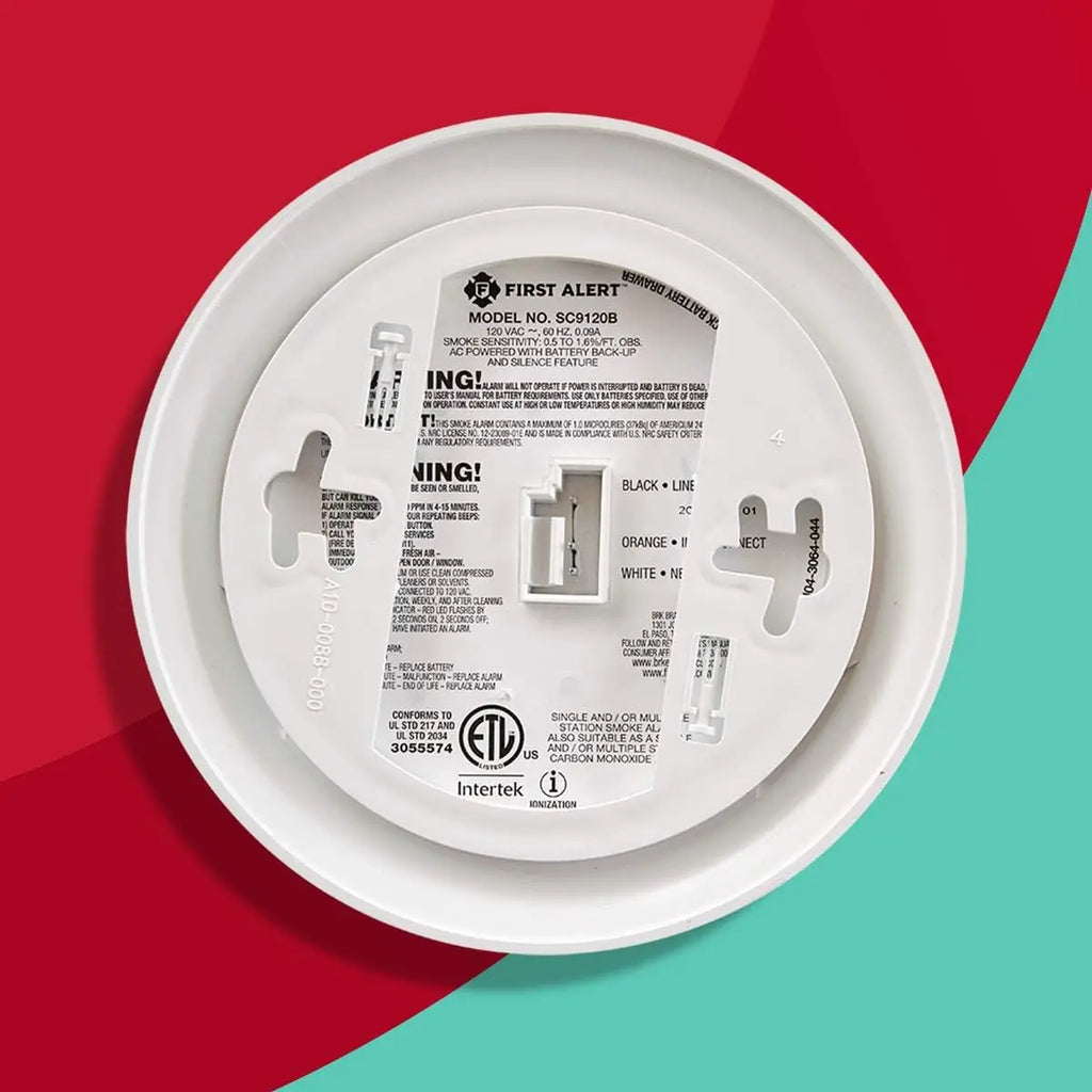 First Alert SC9120B-3 Hardwired Smoke and Carbon Monoxide (CO) Detector with Battery Backup, White, Pack of 3