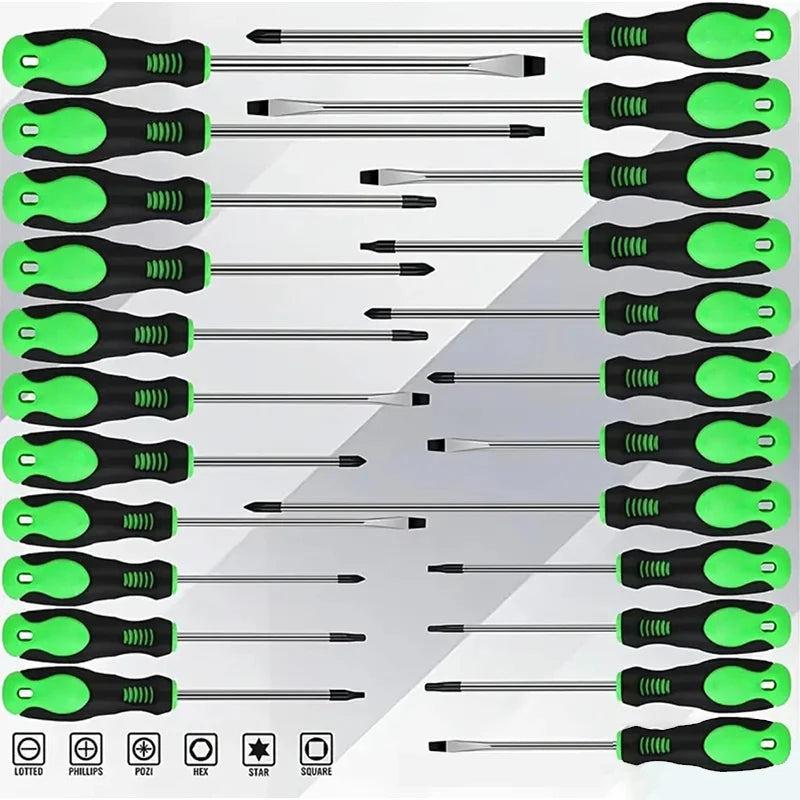 118pcs Screwdriver Set, Magnetic, Plastic Holder