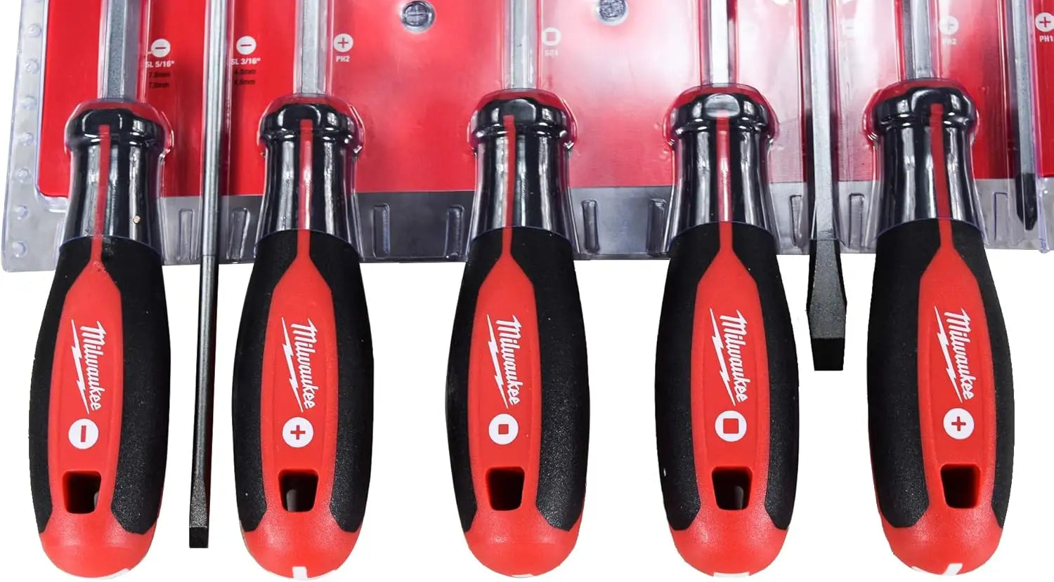 10-Piece Screwdriver Set with Ergonomic Handles