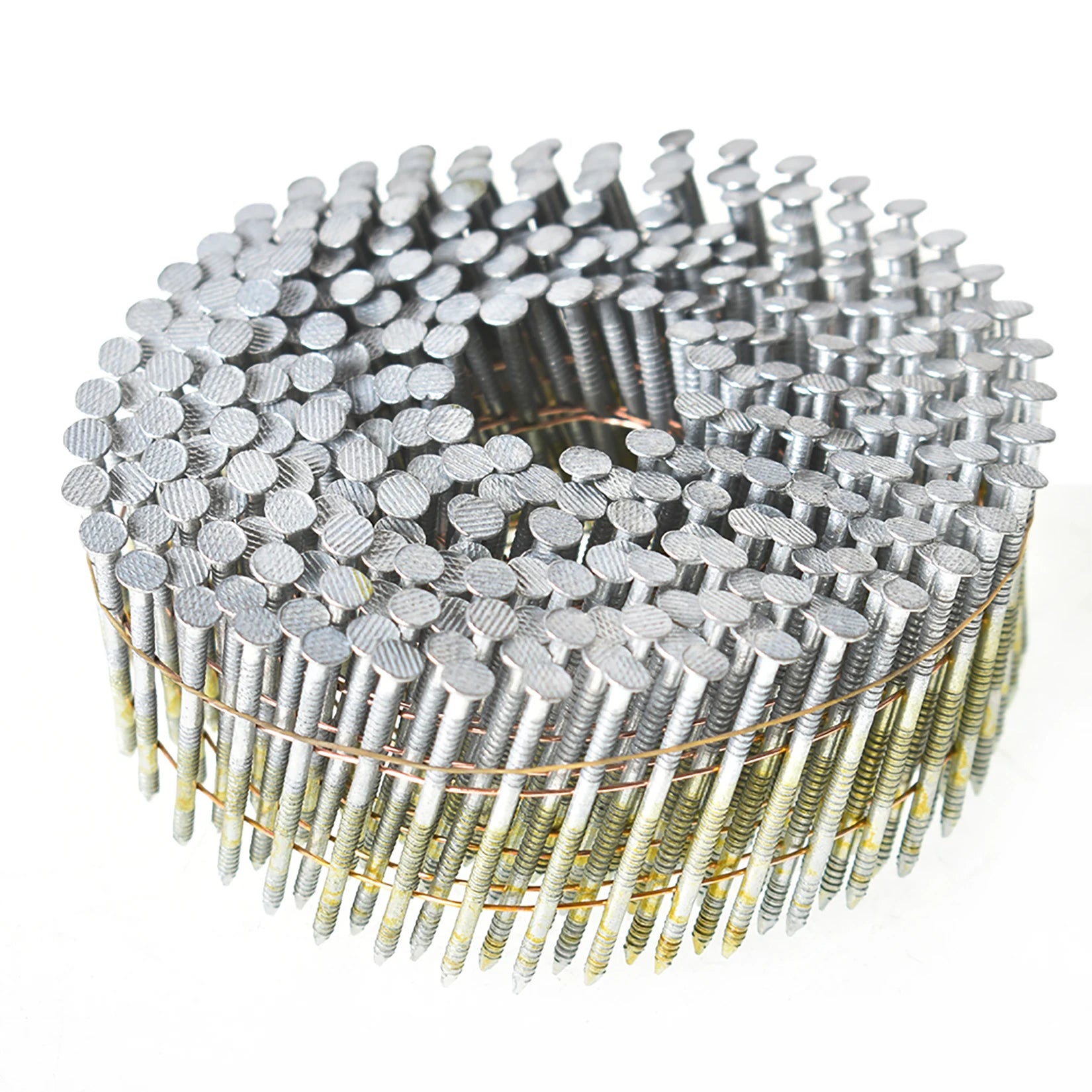 3600Pack 1-3/4"x0.092" Siding Nails 15 Degree Collated Wire Coil Full Round Head