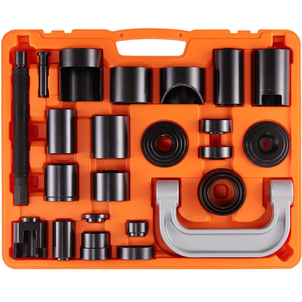 SucceBuy Ball Joint Press Kit 25 pcs Tool Kit C-press Ball joint Remove & Install Tool Heavy Duty Ball Joint Repair Kit for Repair