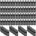 SucceBuy 100PCS Oscillating Saw Blades Quick Release Multitool Blades Kit HCS Tool Blades Cut Cutter for Wood Plastic Metal Nail