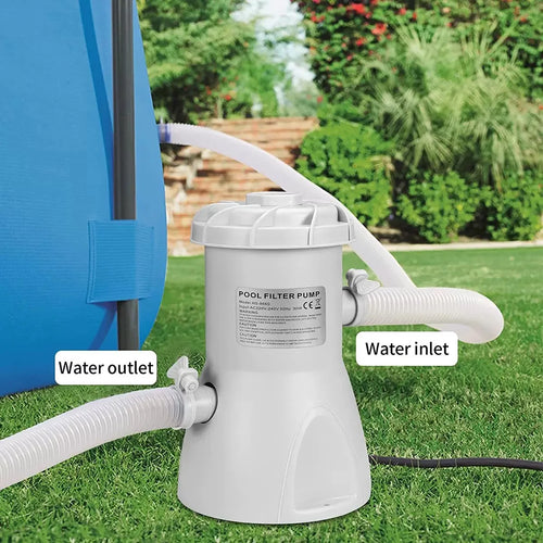 300 530 800 gal Swimming Pool Circulating Water Filter Pump Above Ground Electric Pool Filter Pump Cleaner Swimming Pool Device