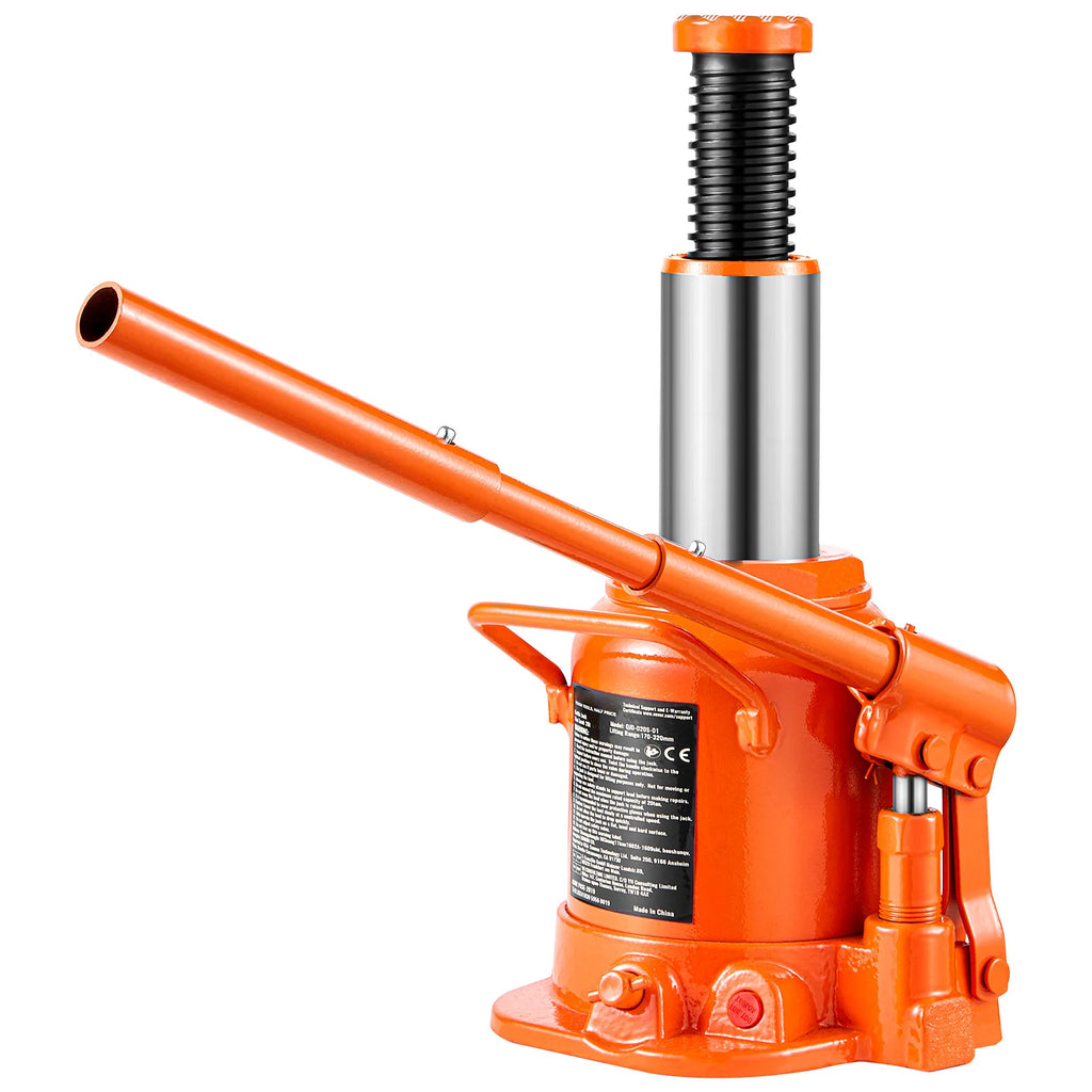 SucceBuy Hydraulic Bottle Jack 20/30/50 Ton Welded Bottle Jack with 3-Section Long Handle, for Car Pickup Truck RV, Auto Repair
