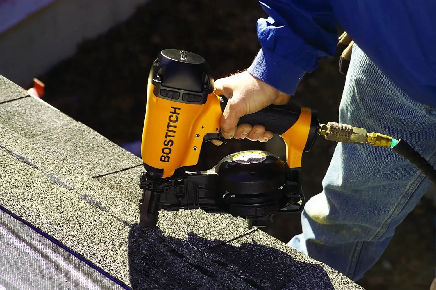 Coil Roofing Nailer, 3/4-Inch to 1-3/4-Inch (RN46)