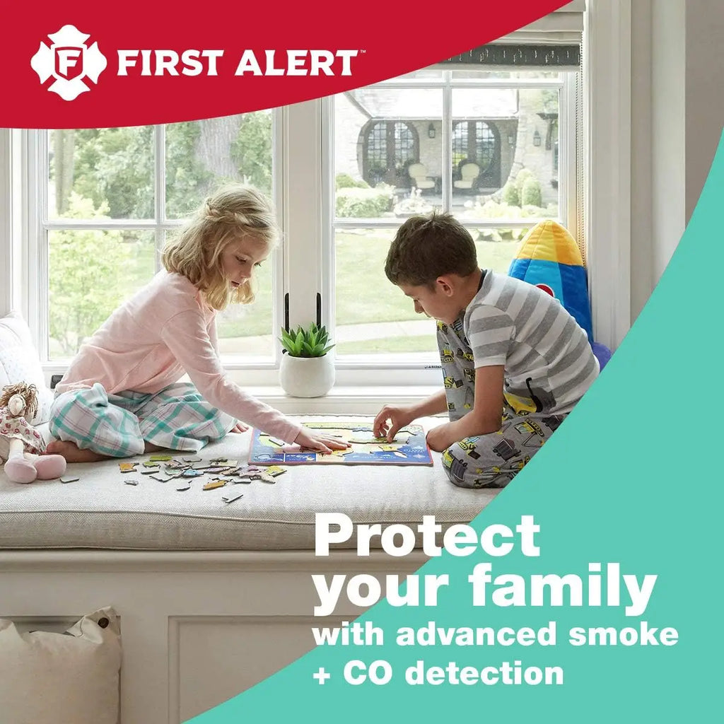Hardwired Smoke and CO Detector with Battery Backup, 3-Pack for Home Safety