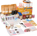 WcoDusak Best Wish 2-in-1 Soy & Jelly Wax DIY Candle Making Kit for Beginners & Adults | Complete Candle Making Kit, Dual-Setting Wax Melter, Custom Fragrances & Colors, Ideal for Home Hobby & Holiday Gifts