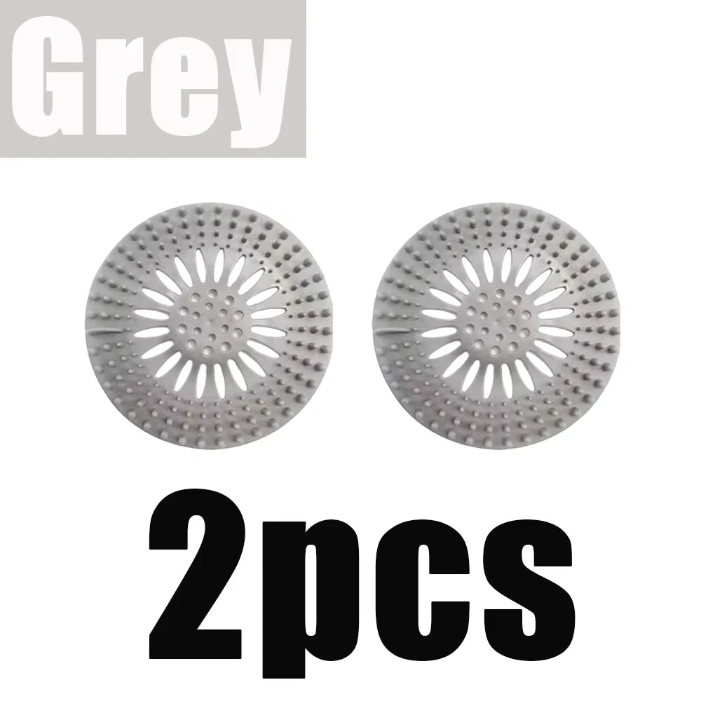 Sink/Tub Hair Trap, Strainer, Deodorizer, Silicone, 1-3 Pieces