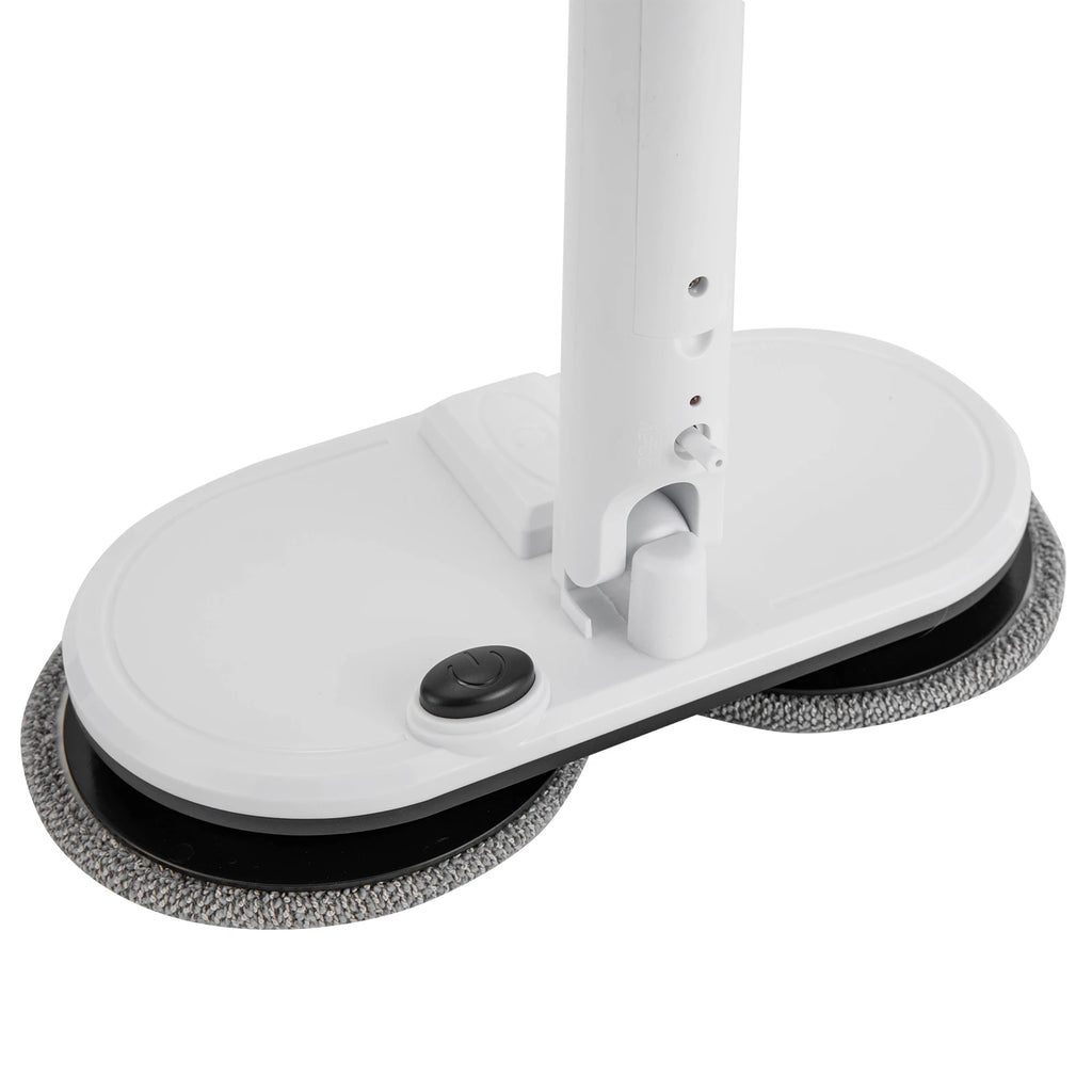 15W Cordless Electric Mop w/ 60 Min Battery Life 150RPM Rotation for Hard Floor Cleaning USB Rechargeable & Low Noise Operation