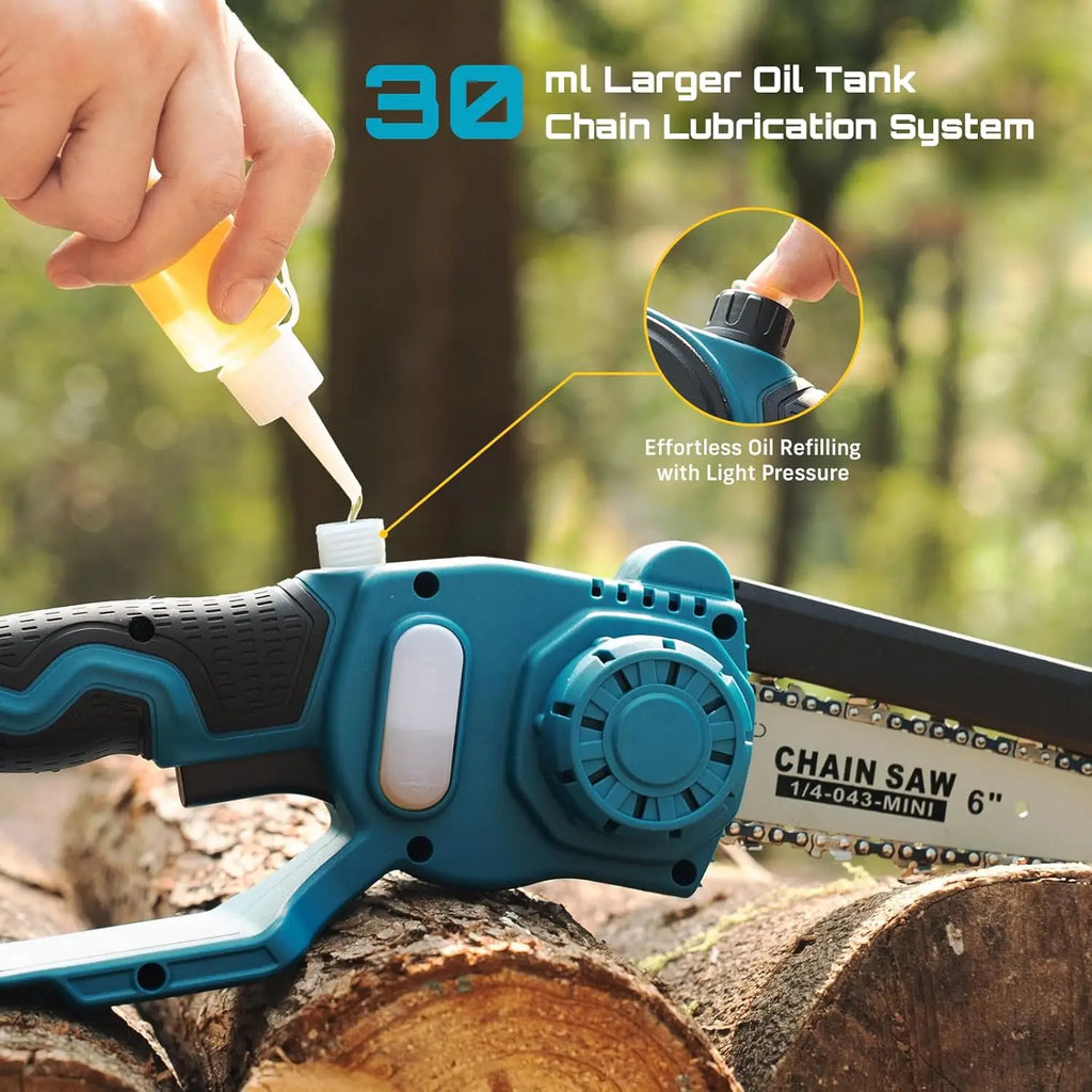 SEESII 6" Brushless Electric Saw&33mm Pruning Shears Cordless Combo for Wood Cutting/Branch Trimming Gardening Tools for Makita Pin
