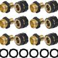 6 Sets 3/4inch thread American Standard garden quick connector water gun joints washing machine adapter garden irrigation fittings