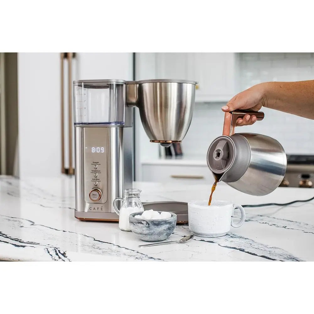 Specialty Drip Coffee Maker | 10-Cup Insulated Thermal Carafe | WiFi Enabled Voice-to-Brew Technology | Barista-Quality Brew
