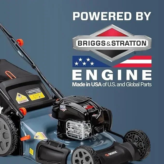 High QualityLSSG-H1 22-Inch Self Propelled Gas Lawn Mower With 163 Cc 4-Cycle Engine, 3-in-1 Rear Wheel Drive Single Speed Lawnm