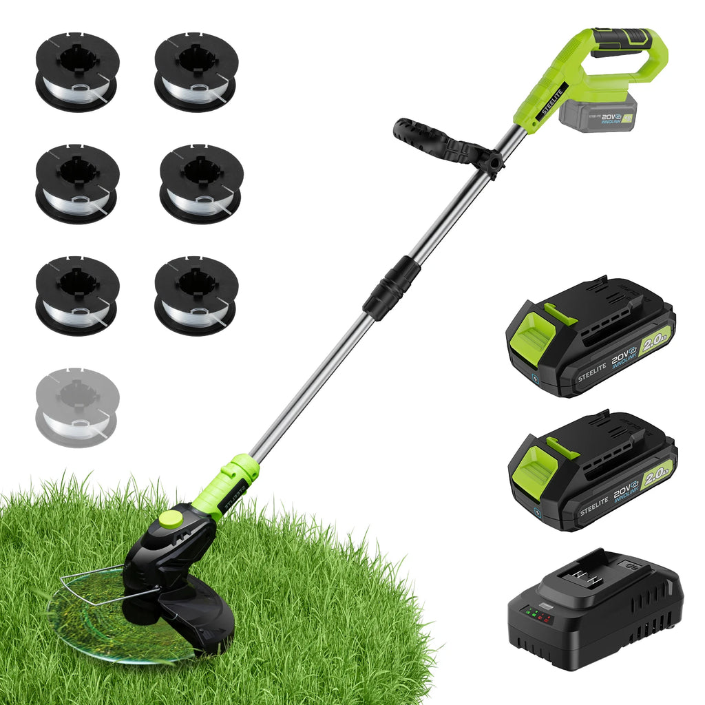 21V Cordless String Edger/Trimmer, 21 Volt Battery, Bump Feed