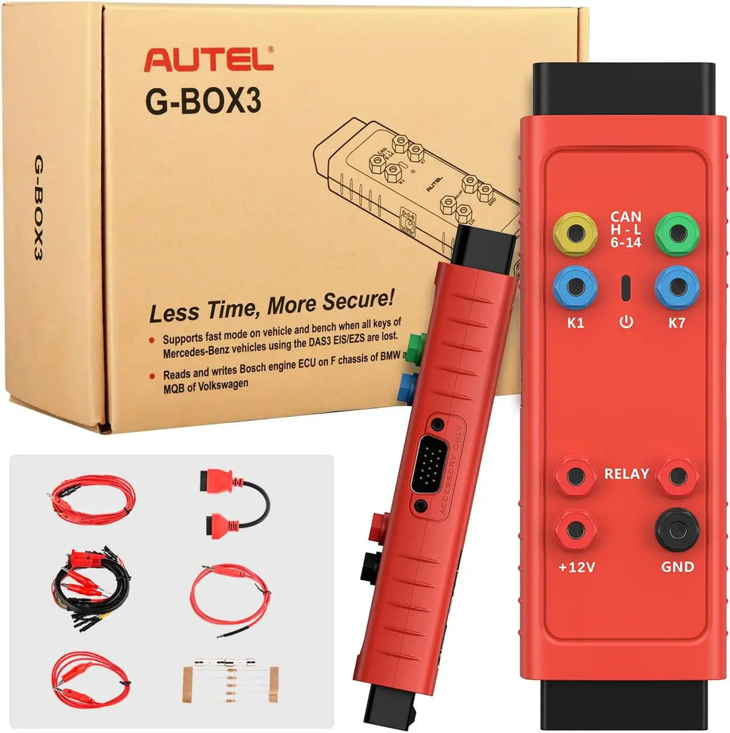 Autel Auto Key Programming Adapter Tool Autel G-BOX3 Accessory Tool Upgraded of Gbox2 Key Programming Adapter for Mercedes-Benz for BMW Writing Boot Mode Bench Method
