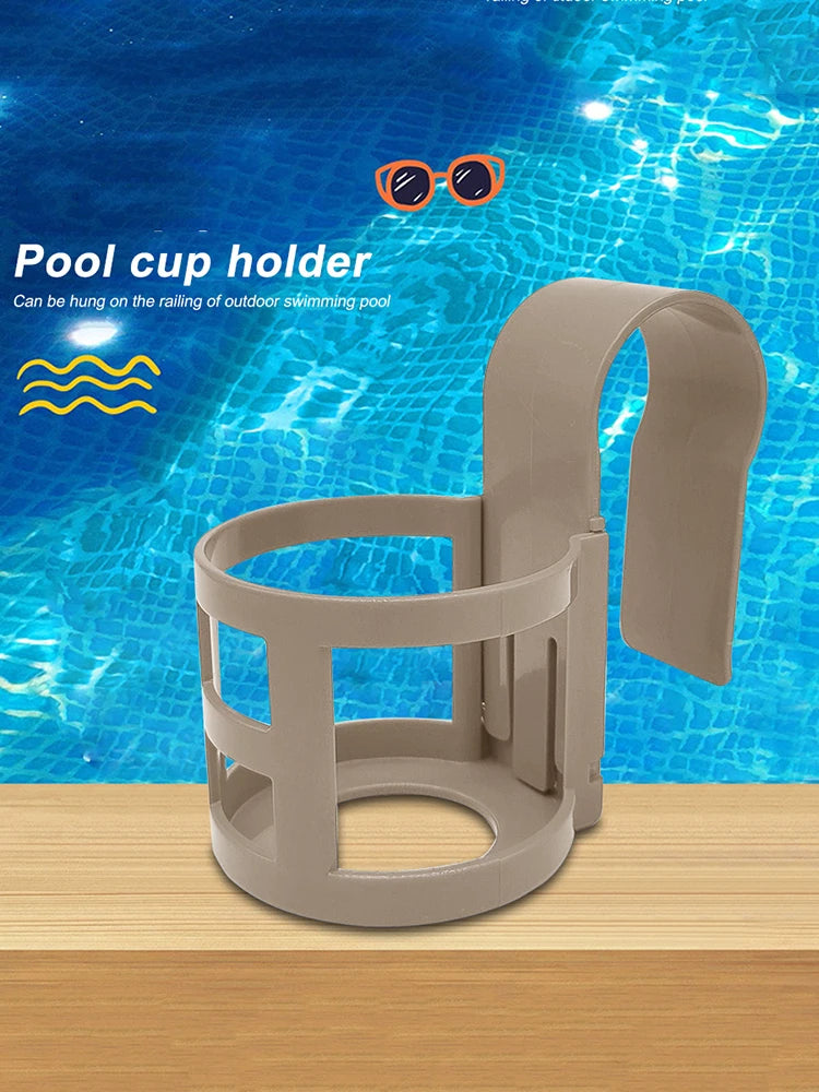 Swimming Pool Multifunctional Beverage Holders, Drink Cup Hanging Holder for Swimming Pool
