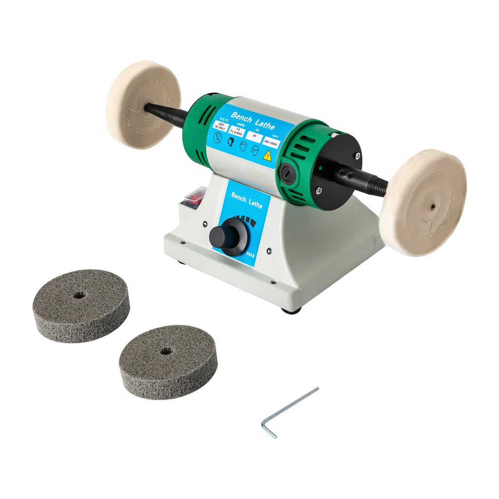 800W Jewelry Polisher Adjustable Variable Speed Polishing & Buffing Machine US Standard/EU Standard