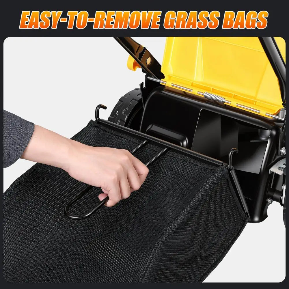 Lawn Mower, 4-Stroke Air-Cooled Engine 16" Gas Lawn Mower, 3 In 1 Self Propelled Hand Push Lawn Machine With 45L Grass Tank