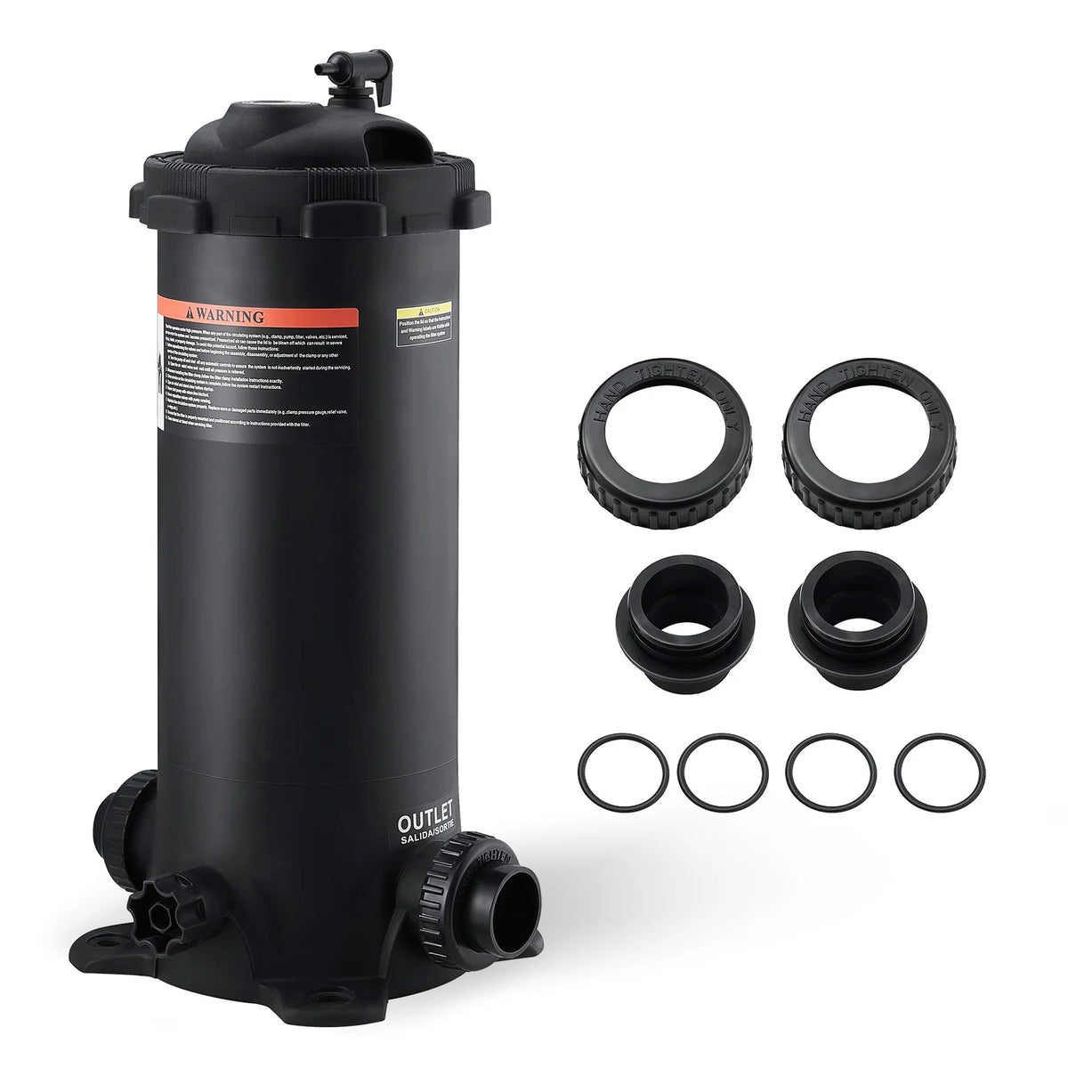 SucceBuy Cartridge Pool Filter 50/325/425/525 Sq. Ft Filter Area Inground Pool Filter Above Ground Swimming Filtration  System
