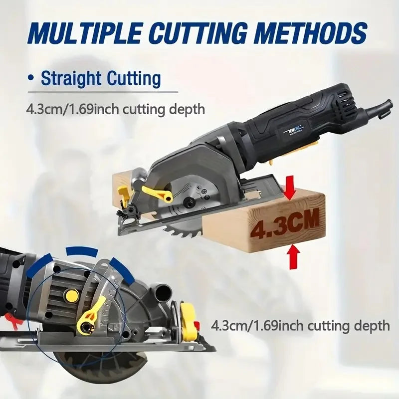 NEWONE 600W/705W Electric Power Tool Electric Mini Circular Saw With Laser Multi-Function Saw, DIY Tool