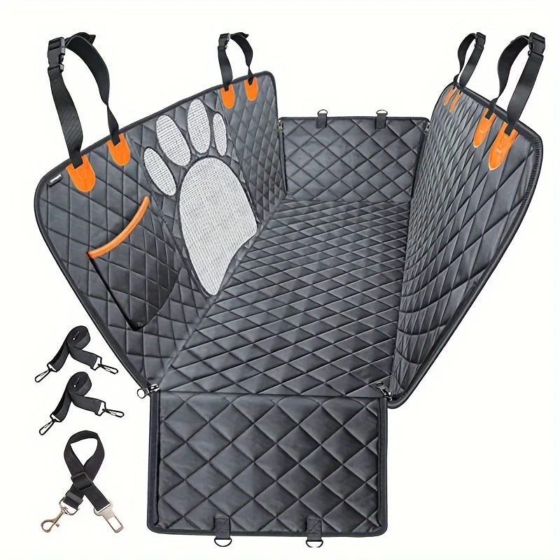 Car Seats Cover For Pets, Heavy Duty Hammock, Scratch Resistant, Anti Slip, Durable Soft Pet Seat Cover for Cars,