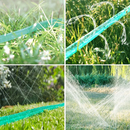 1 set Sprinkler Soaker Hose Drip Hose Sprinkler Set Garden Lawn Watering Irrigation Spray Hose for Garden Lawn Irrigation System