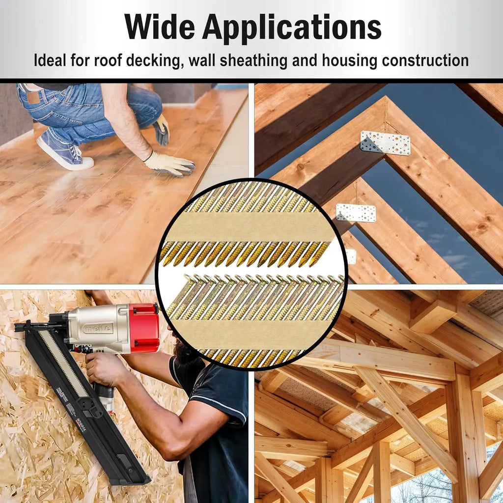 30 Degree Framing Nails, 2-3/8", 1,000PCS