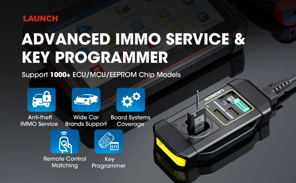 LAUNCH X431 X-PROG3 Car Key Programmer Immobilizer Smart Keys Remote Key programmer tool For X431 PAD 7 PRO5