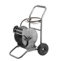Giraffe Tools Garden Hose Reel Cart with Wheels, Heavy Duty Metal Water Hose Reel Cart, 200 ft of 1/2 Capacity, Mobile Hose Reel Cart for Outside