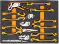 5-Piece Pitbull Pliers Set with Foam Tray, K9 Jaw, 35° Angle Grip, High Leverage, 20° Head