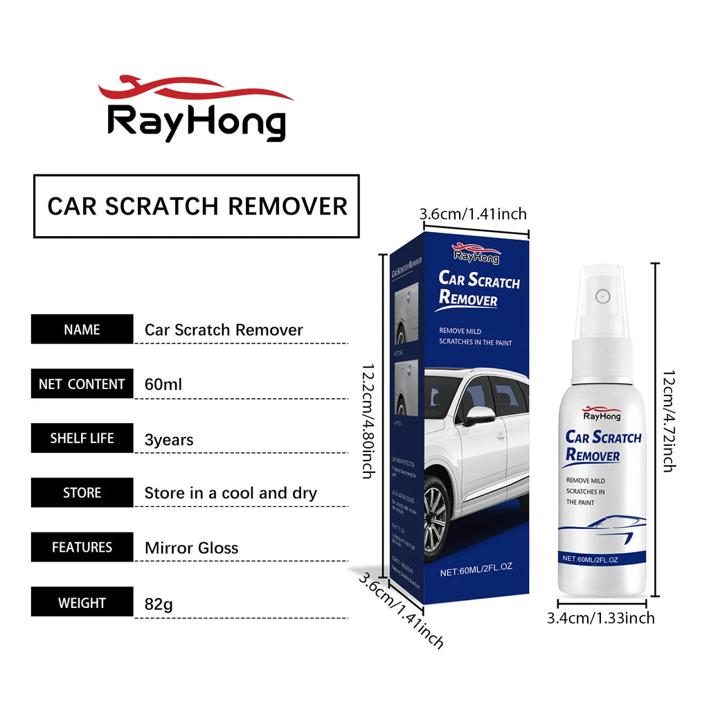 Ray Hong Car Scratch Care Spray Paint Surface Polishing Brightener Coating Agent Auto Cleaning Care