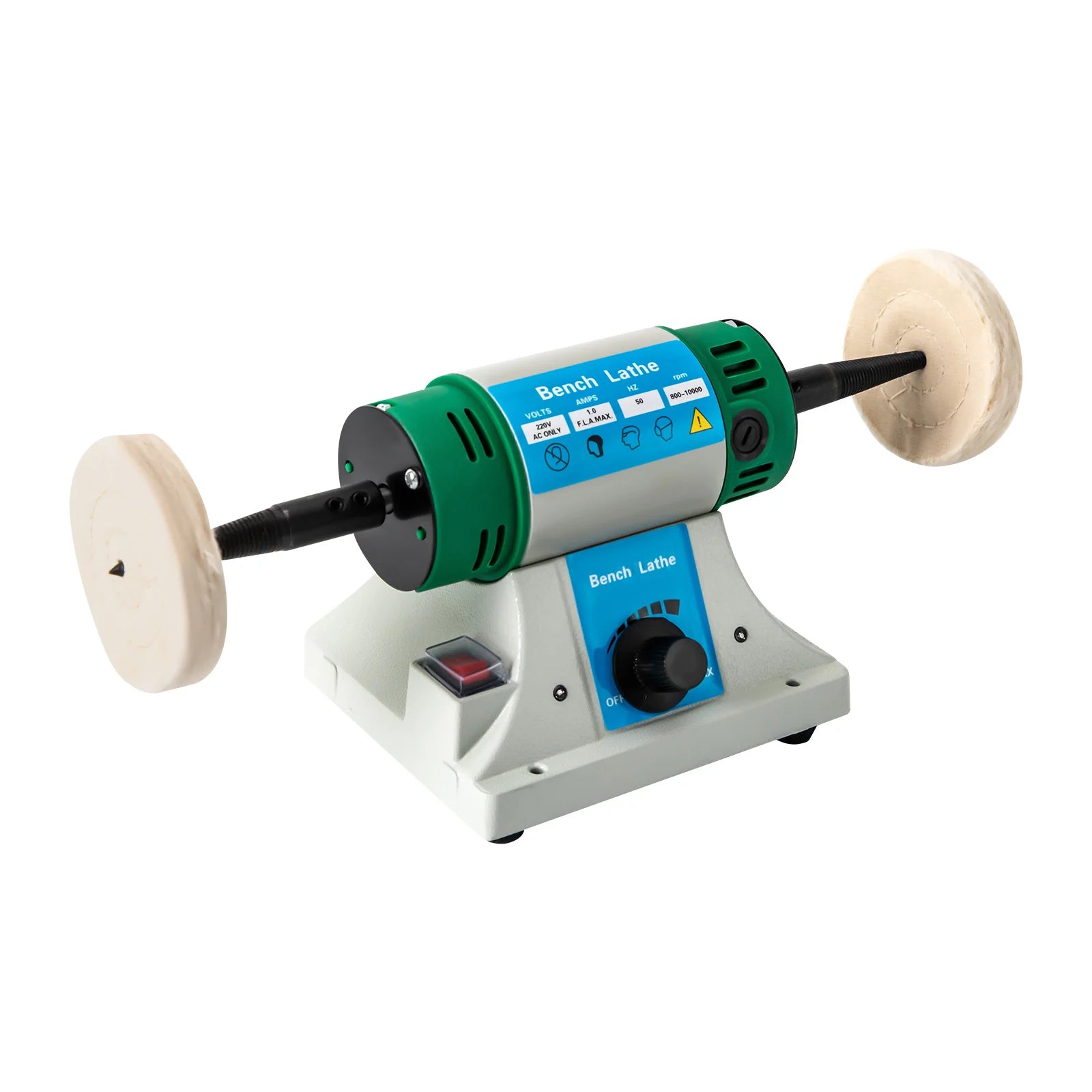 800W Jewelry Polisher Adjustable Variable Speed Polishing & Buffing Machine US Standard/EU Standard