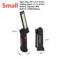 COB High Power LED Flashlight, USB Rechargeable, Hanging Hook, Magnet, 5 Modes