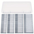 2000pcs 18Ga Brad Nails Galvanized End Nail - 5/8, 3/4, 1, 1-1/4 Inch-500 Each with Storage Box for Repairing Molding Cabinetry Building Assembly