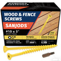 #8 #10 Wood Screws, Exterior Epoxy Coated, Torx Drive Bit Included