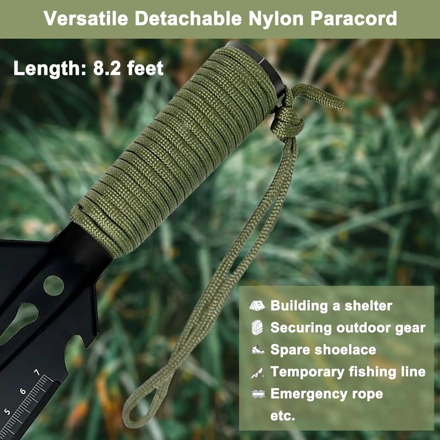 Multitool Trowel, Portable, Lightweight, Shovel for Camping, Gardening, Hiking