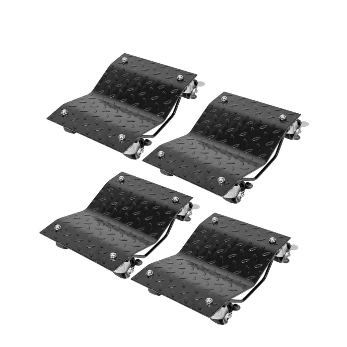 HiMiss Car Wheel Dolly, 6000 lbs/2722 kg Car Moving Cart with Brakes, 2/4 Piece, Heavy-Duty Vehicle Dolly, Moving Cars, Trucks, Trailers, Motorcycles  and Boats