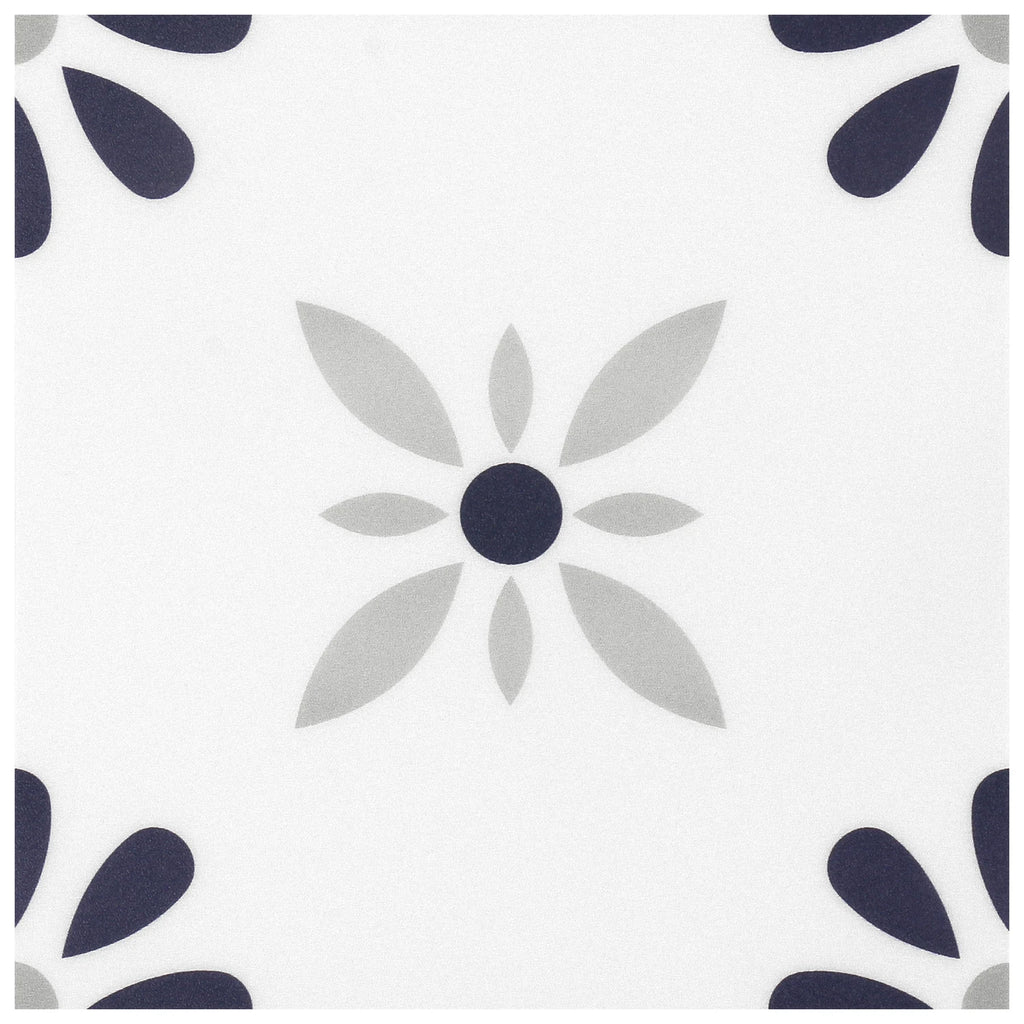 Self-Adhesive Vinyl Floor Tiles - 7.9x7.9 Inch (20x20cm) Grey 10-Pack (4.3 Sq. Ft) Waterproof, Non-Slip Tiles for Kitchen, Bathr