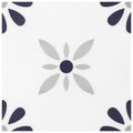 Self-Adhesive Vinyl Floor Tiles - 7.9x7.9 Inch (20x20cm) Grey 10-Pack (4.3 Sq. Ft) Waterproof, Non-Slip Tiles for Kitchen, Bathr