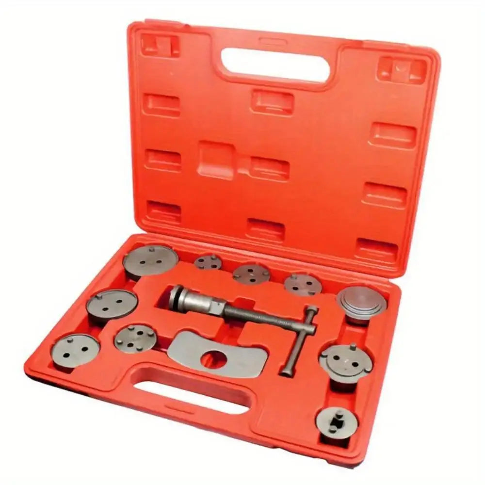 12pcs/Set Universal Car Disc Brake Caliper Rewind Back Brake Piston Compressor Tool Kit Set For Automobiles Garage Repair Tools